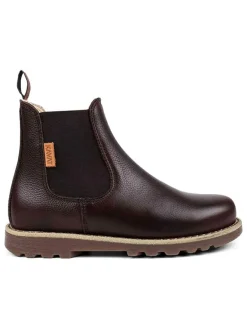 KAVAT Stiefeletten·Chelsea Boots^Leder-Chelsea-Boots "Bodås JR EP" in Dunkelbraun