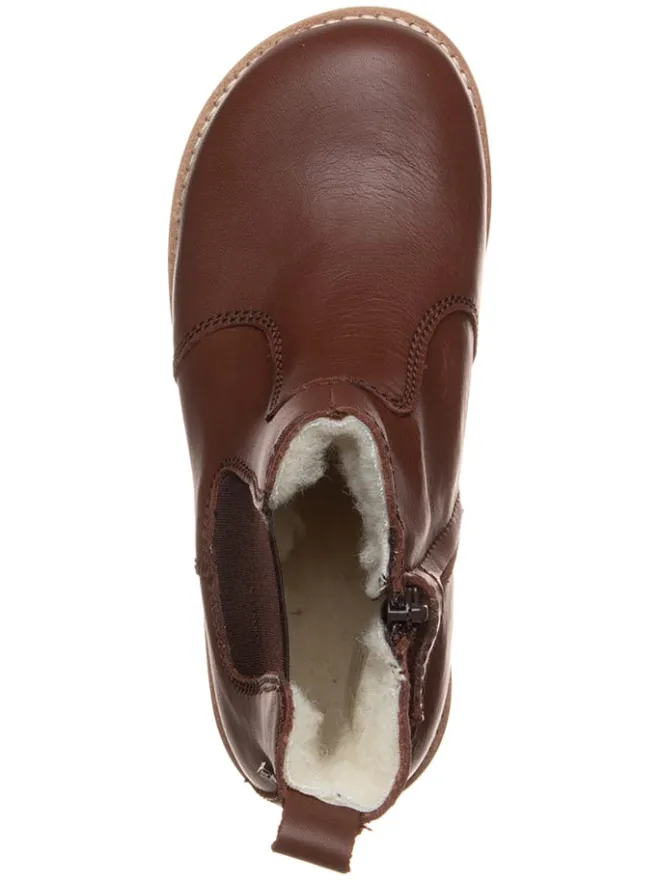Leder-Chelsea-Boots "Caja" in Braun>Bundgaard Clearance