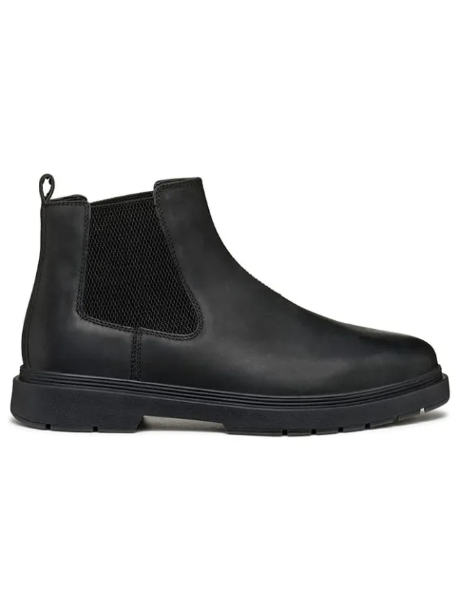 Leder-Chelsea-Boots "Calaita" in Schwarz>Geox Clearance