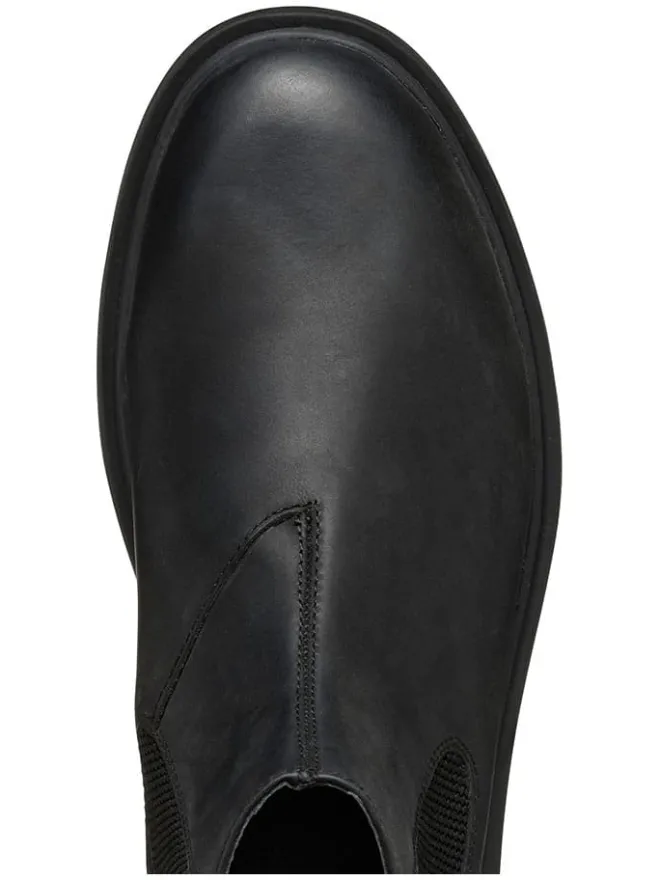 Leder-Chelsea-Boots "Calaita" in Schwarz>Geox Clearance