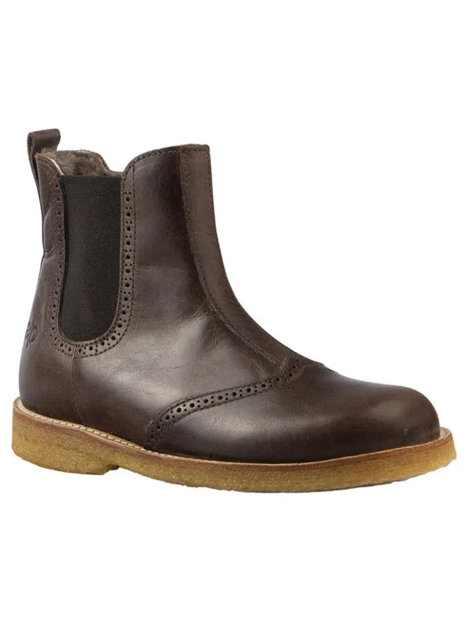 Leder-Chelsea-Boots "Chino" in Braun>Rap Outlet