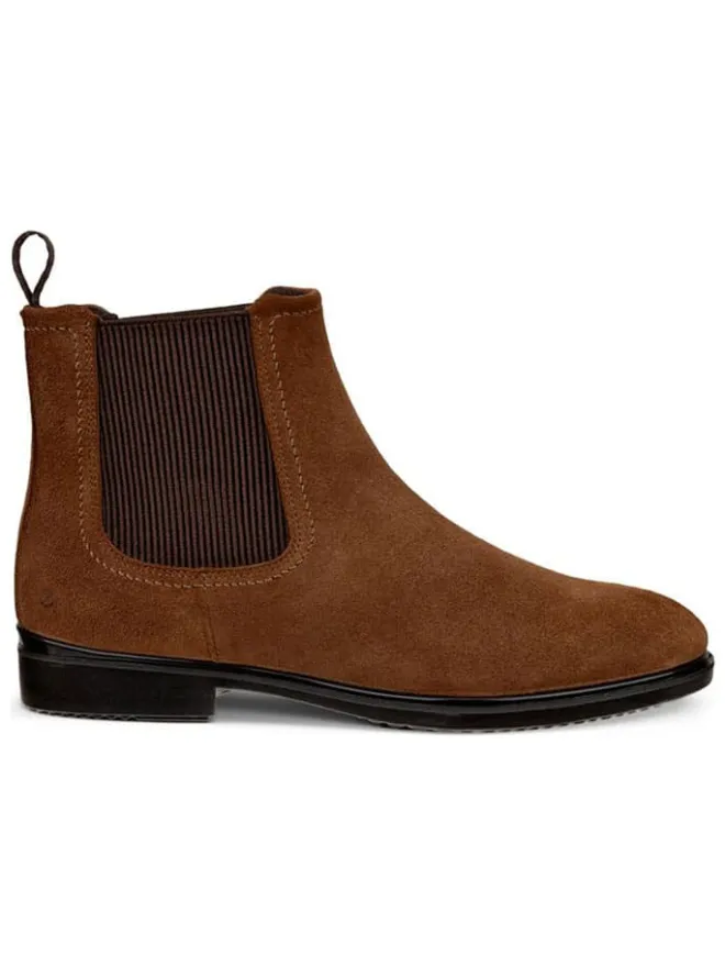 Leder-Chelsea-Boots "Classic" in Hellbraun>Ecco Clearance