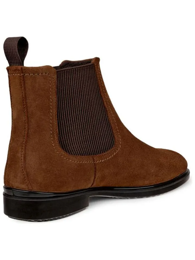 Leder-Chelsea-Boots "Classic" in Hellbraun>Ecco Clearance