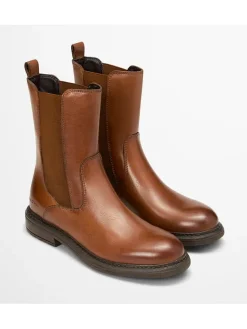 Marc O'Polo Shoes Stiefeletten^Leder-Chelsea-Boots "Cosi" in Hellbraun
