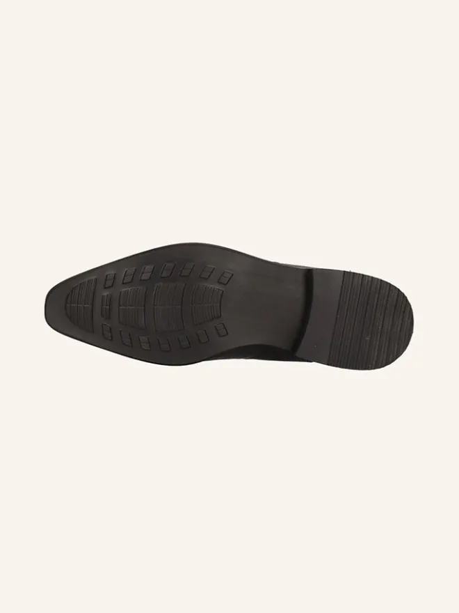 Leder-Chelsea-Boots "Elvis 12" in Schwarz/ Rot>MELVIN & HAMILTON Sale