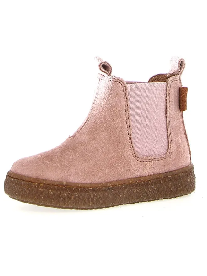 Leder-Chelsea-Boots "Figus" in Rosa>Naturino Discount