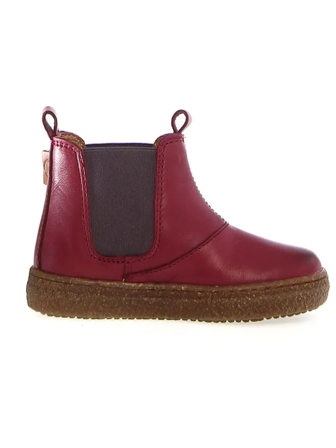Leder-Chelsea-Boots "Figus" in Rot>Naturino Best