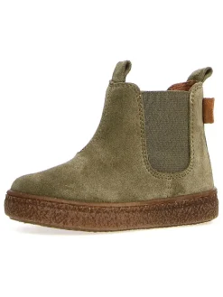 Naturino Stiefeletten·Chelsea Boots^Leder-Chelsea-Boots "Figus" in Grün