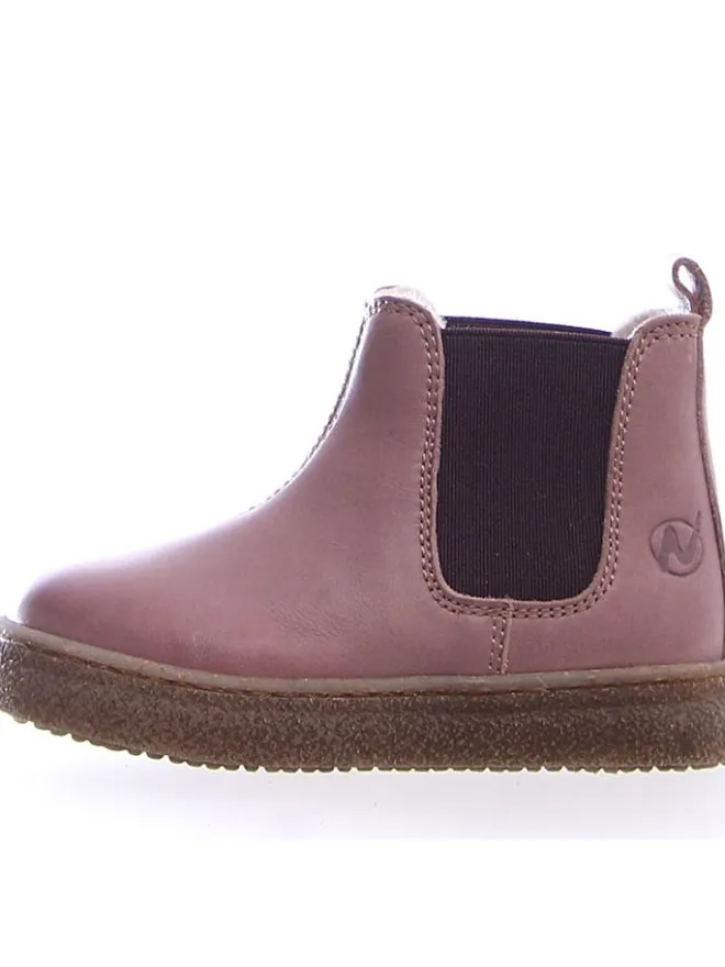 Leder-Chelsea-Boots "Filus" in Rosa>Naturino Clearance