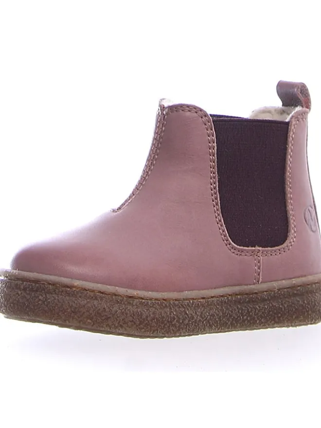 Leder-Chelsea-Boots "Filus" in Rosa>Naturino Clearance