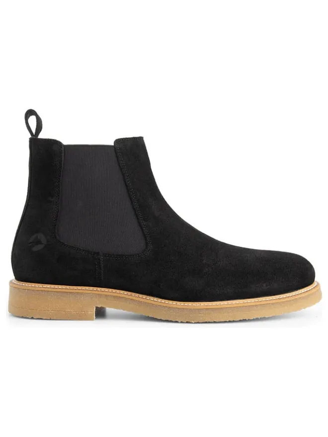 TRAVELIN' Stiefel & Boots^Leder-Chelsea-Boots "Fowley" in Schwarz