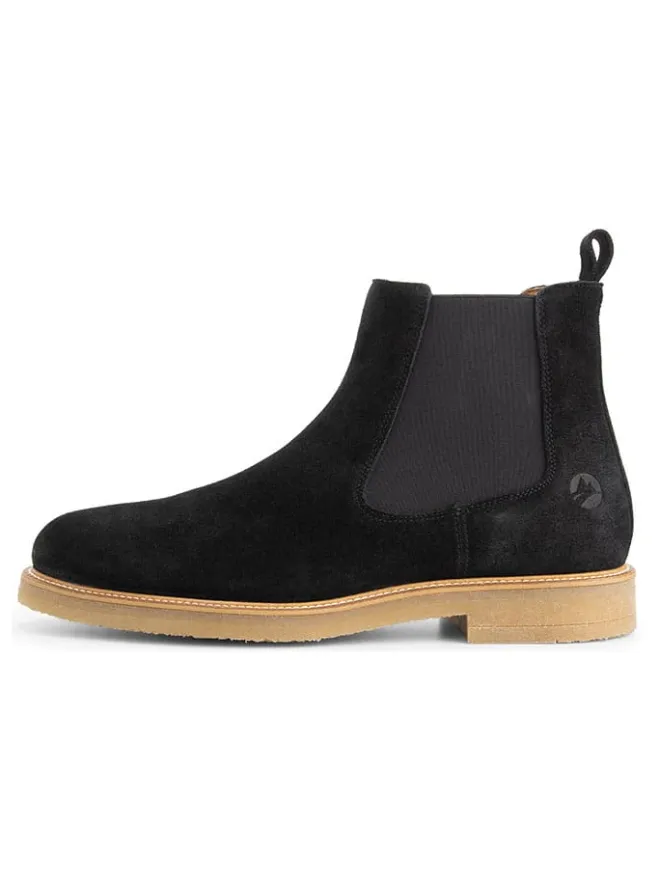 TRAVELIN' Stiefel & Boots^Leder-Chelsea-Boots "Fowley" in Schwarz