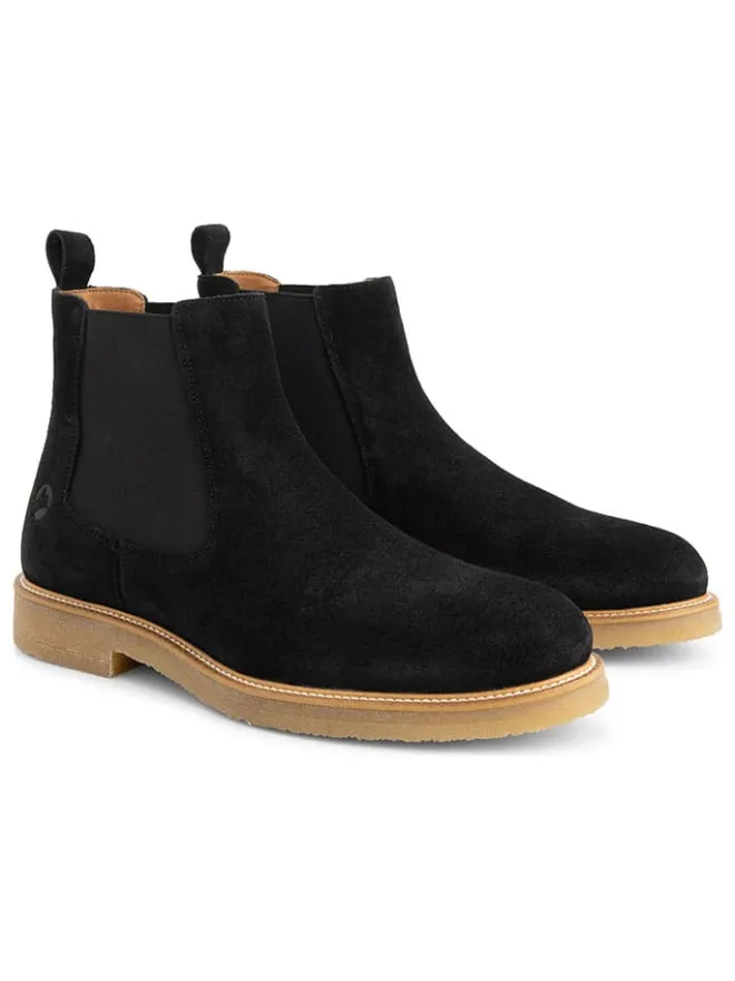 TRAVELIN' Stiefel & Boots^Leder-Chelsea-Boots "Fowley" in Schwarz