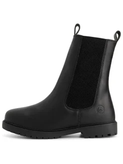 TRAVELIN' Stiefeletten^Leder-Chelsea-Boots "Herning" in Schwarz