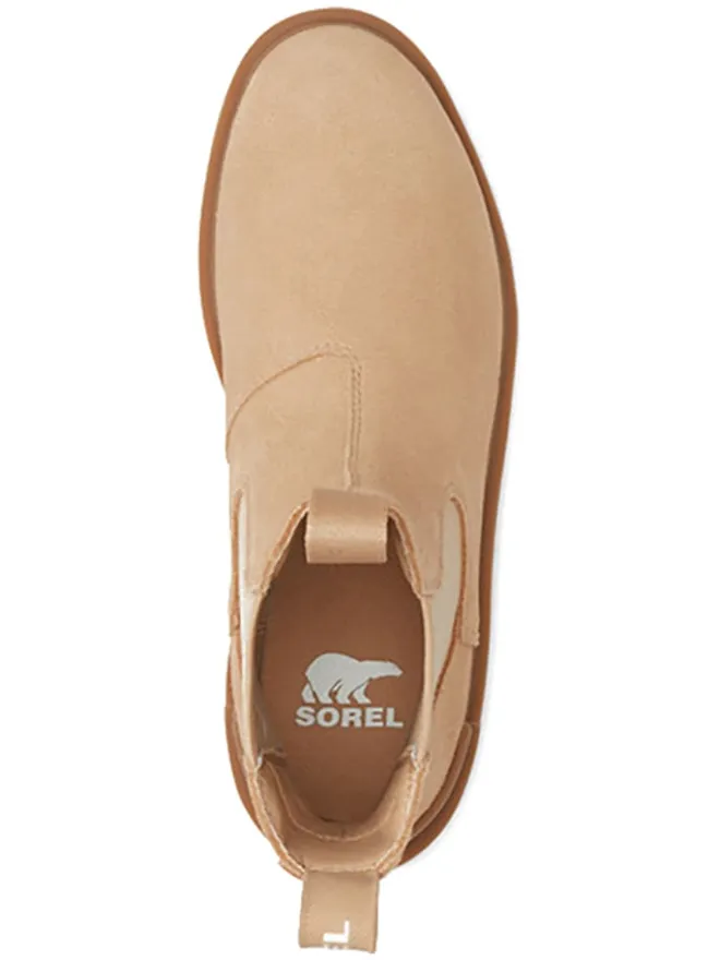 Leder-Chelsea-Boots "Hi-Line" in Beige>Sorel Hot