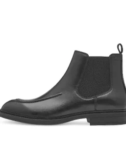 Leder-Chelsea-Boots in Anthrazit>Tamaris Hot