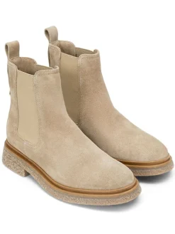 Leder-Chelsea-Boots in Beige>Marc O'Polo Shoes New