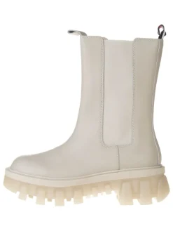 Leder-Chelsea-Boots in Beige>Tommy Hilfiger Shoes Discount