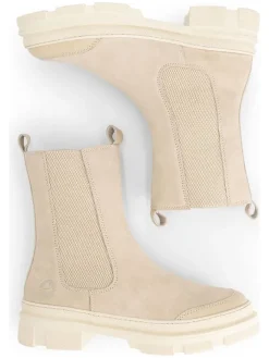 TRAVELIN' Stiefeletten^Leder-Chelsea-Boots in Beige