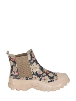 Leder-Chelsea-Boots in Beige/ Dunkelblau/ Bunt>Streetfly Best
