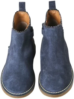 Leder-Chelsea-Boots in Blau><noscript><img width=