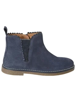 Leder-Chelsea-Boots in Blau><noscript><img width=