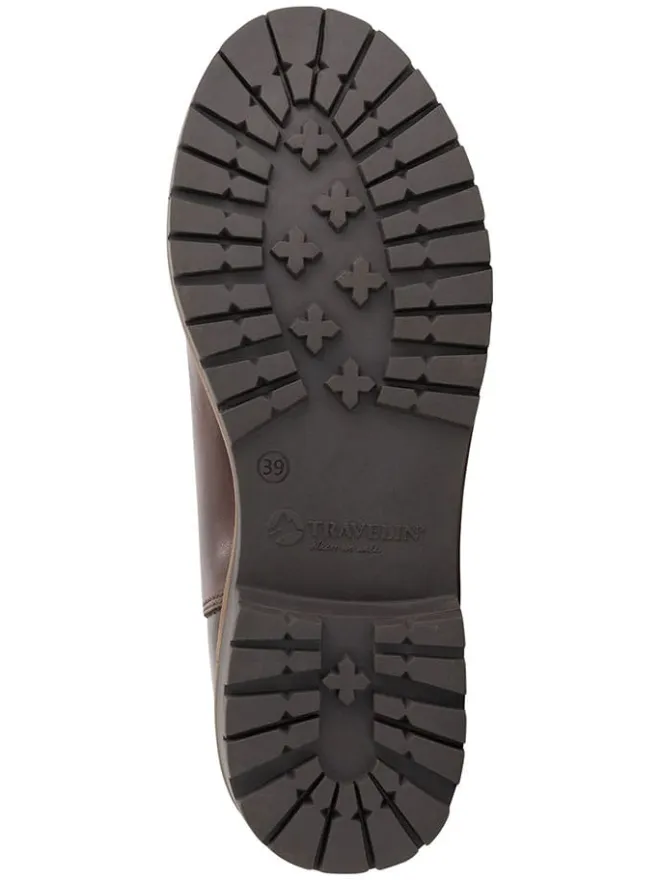 Leder-Chelsea-Boots in Braun>TRAVELIN' Discount