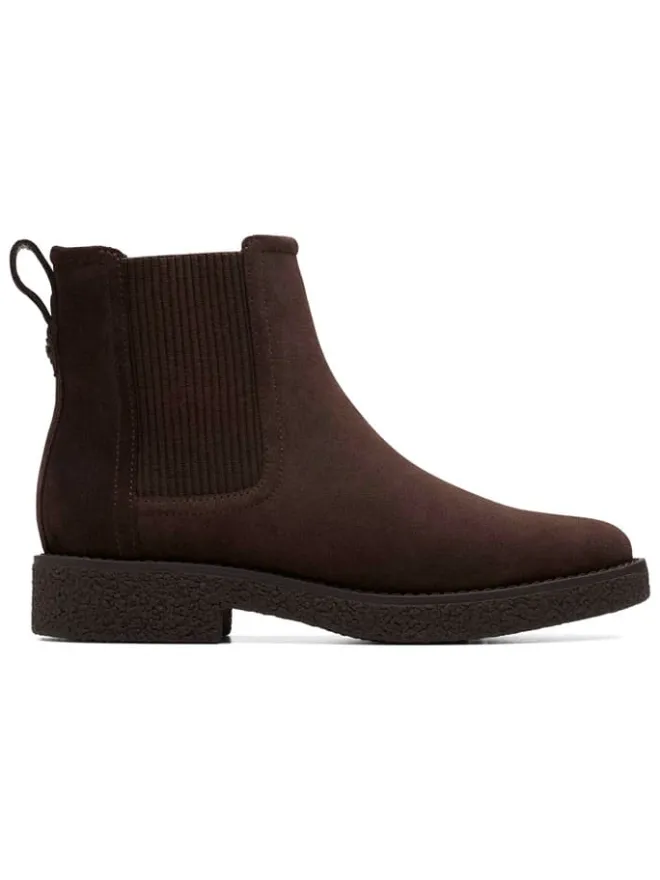 Clarks Stiefeletten^Leder-Chelsea-Boots in Braun
