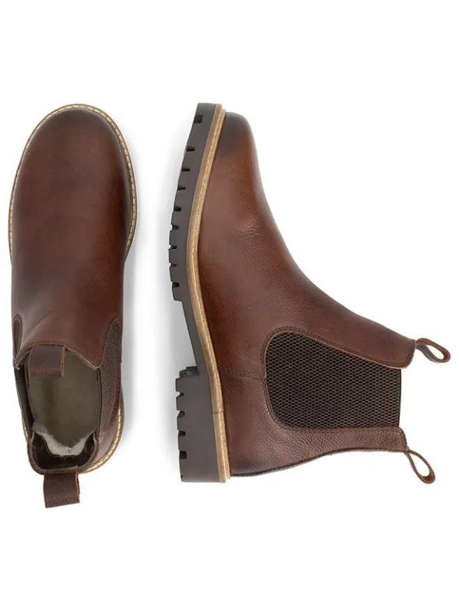 TRAVELIN' Stiefel & Boots^Leder-Chelsea-Boots in Braun