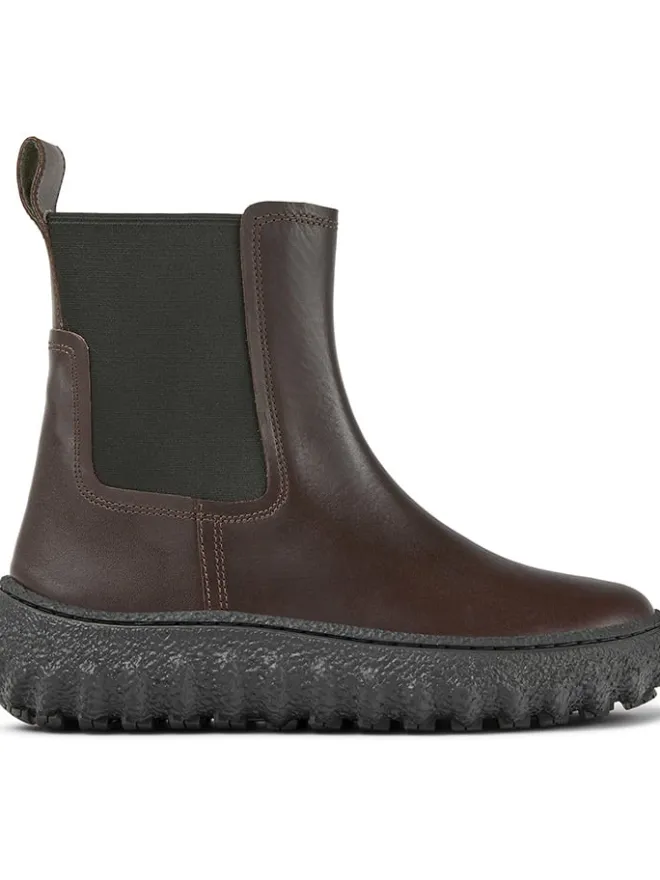 Camper Stiefeletten^Leder-Chelsea-Boots in Braun