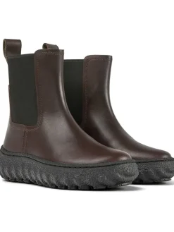 Camper Stiefeletten^Leder-Chelsea-Boots in Braun