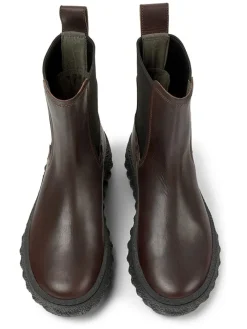 Camper Stiefeletten^Leder-Chelsea-Boots in Braun