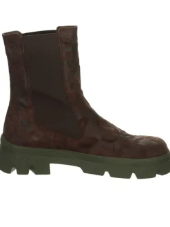 Leder-Chelsea-Boots in Braun><noscript><img width=