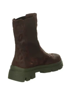 Leder-Chelsea-Boots in Braun><noscript><img width=