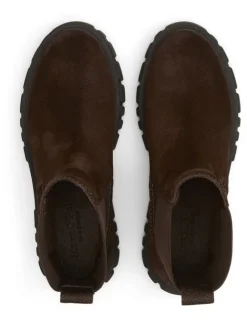 Marc O'Polo Shoes Stiefeletten^Leder-Chelsea-Boots in Braun