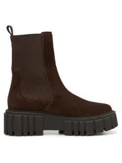 Marc O'Polo Shoes Stiefeletten^Leder-Chelsea-Boots in Braun