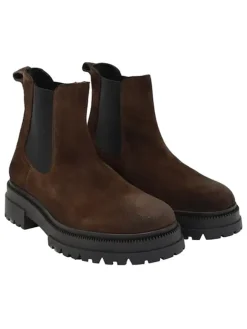 Tommy Hilfiger Shoes Stiefel & Boots^Leder-Chelsea-Boots in Braun