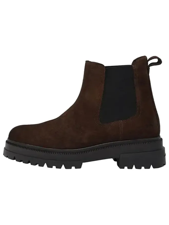 Tommy Hilfiger Shoes Stiefel & Boots^Leder-Chelsea-Boots in Braun