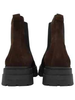 Tommy Hilfiger Shoes Stiefel & Boots^Leder-Chelsea-Boots in Braun