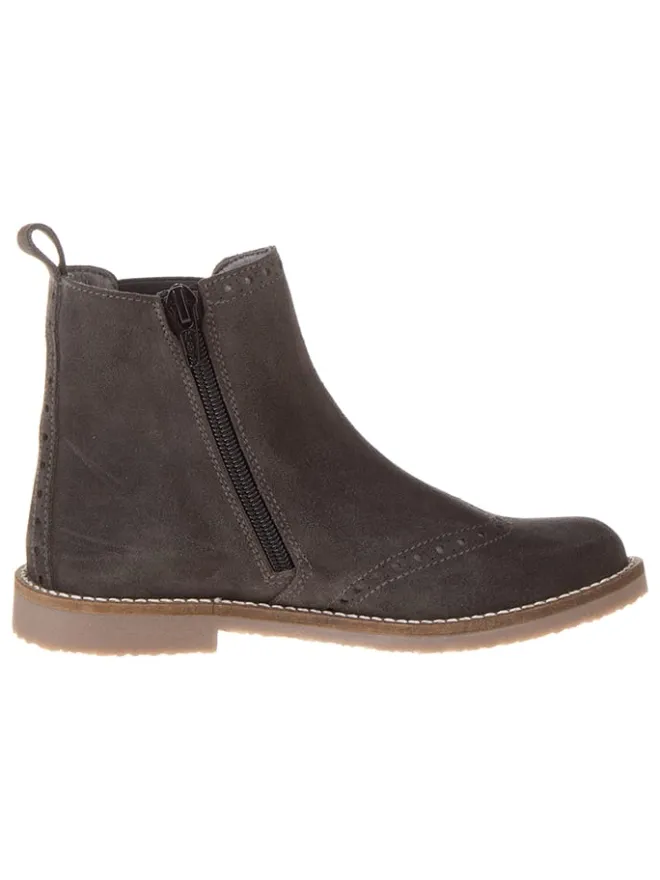 Leder-Chelsea-Boots in Braun>lamino Online