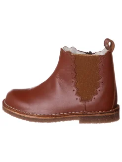 kmins Stiefeletten·Chelsea Boots^Leder-Chelsea-Boots in Braun