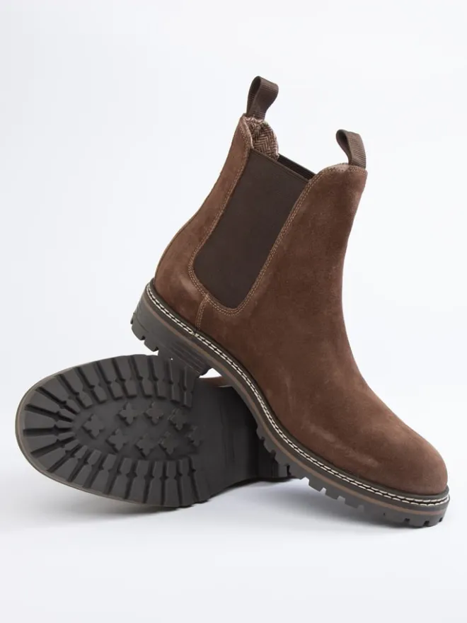 PAUL VESTERBRO Stiefel & Boots^Leder-Chelsea-Boots in Braun
