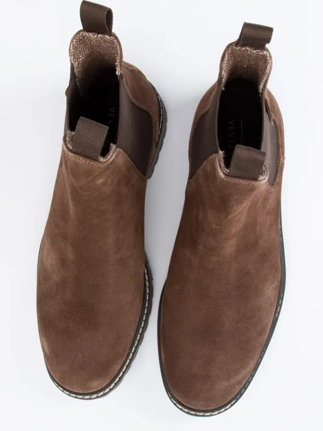 PAUL VESTERBRO Stiefel & Boots^Leder-Chelsea-Boots in Braun