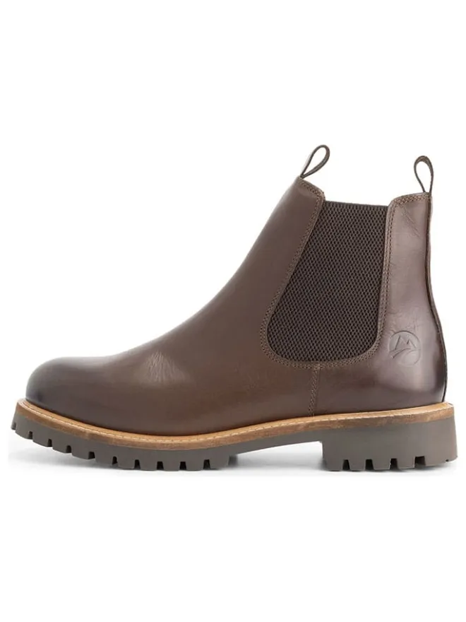 TRAVELIN' Stiefel & Boots^Leder-Chelsea-Boots in Braun
