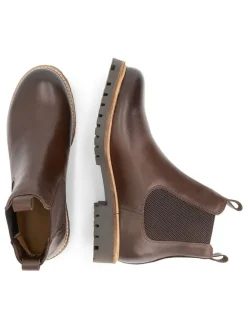 TRAVELIN' Stiefel & Boots^Leder-Chelsea-Boots in Braun