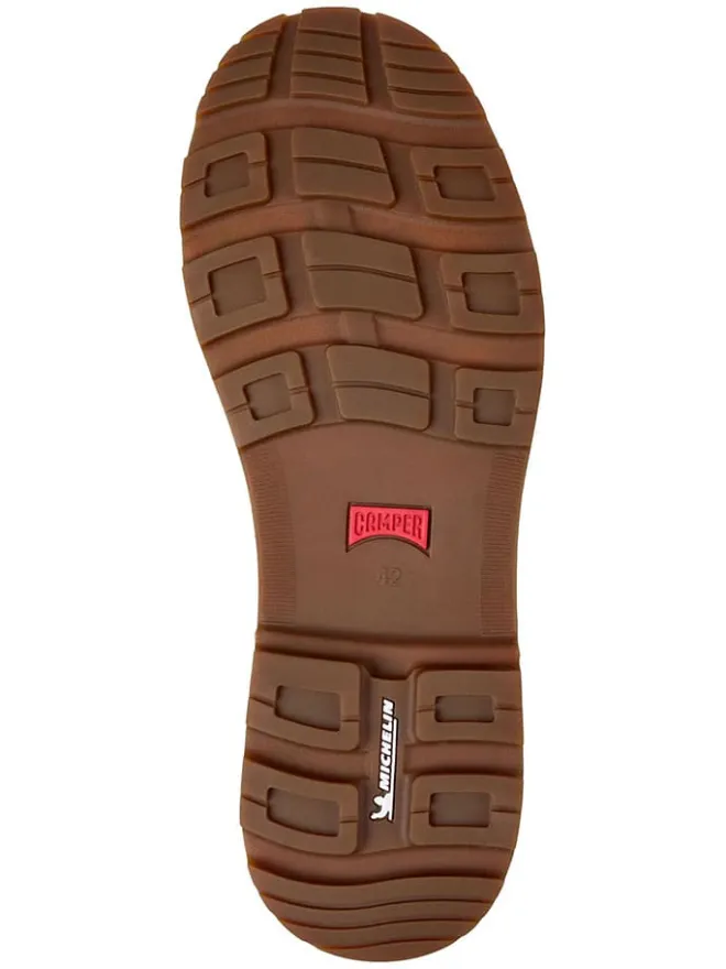 Leder-Chelsea-Boots in Braun>Camper