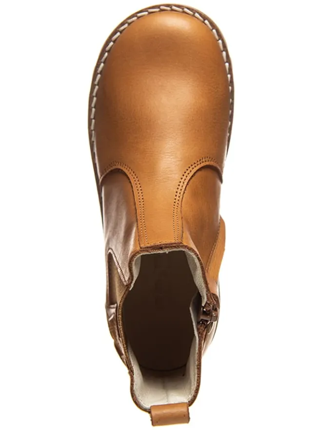 BO-BELL Stiefeletten·Chelsea Boots^Leder-Chelsea-Boots in Camel