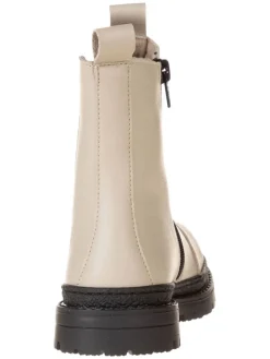 lamino Stiefeletten·Chelsea Boots^Leder-Chelsea-Boots in Creme