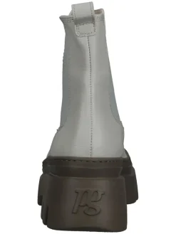 Leder-Chelsea-Boots in Creme/ Taupe><noscript><img width=