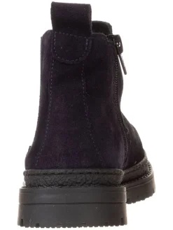 Leder-Chelsea-Boots in Dunkelblau><noscript><img width=